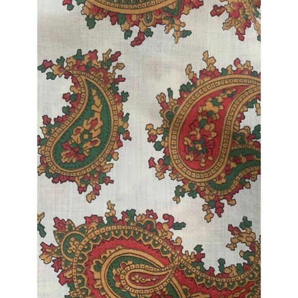 Vintage Towncraft Penn-Prest Paisley Print Unisex Robe Belted Dressing Gown - Picture 11 of 13